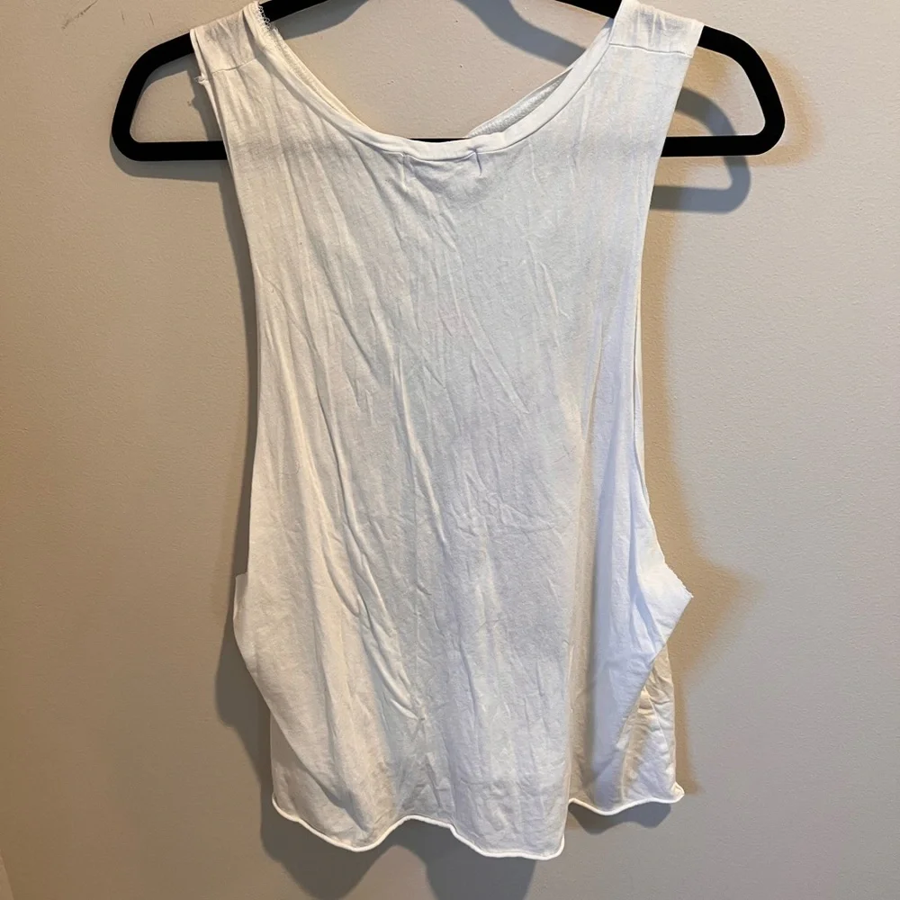 fab'rik Women's Stamps Graphic Cut-off
Tank Top - Picture 4 of 4